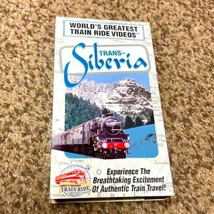 Trans. Siberia worlds greatest train ride videos, VHS 1995 video tape.